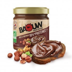 BAOUW PATE A TARTINER PROTEINEE CACAO