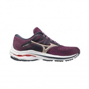 MIZUNO WAVE INSPIRE 17 Femme INDIA INK / GOLD / IGNITION RED